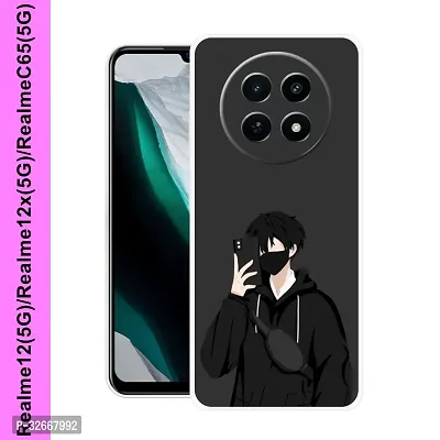 Stylish Silicon Back Cover for Realme 12 5G-thumb0