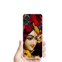 Stylish Silicon Printed Back Case Cover for Oppo A18-thumb3