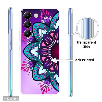 Stylish Silicon Printed Back Case Cover for Vivo T3 5G-thumb3