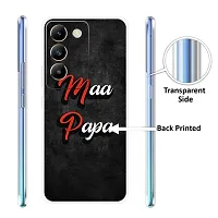 Stylish Silicon Printed Back Case Cover for Vivo T3 5G-thumb2