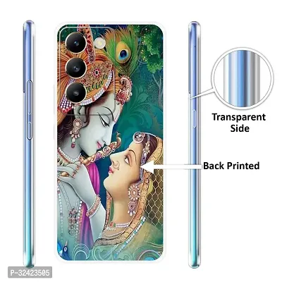 Stylish Silicon Printed Back Case Cover for Vivo T3 5G-thumb3