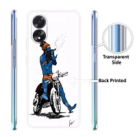 Stylish Silicon Printed Back Case Cover for Oppo A18-thumb2