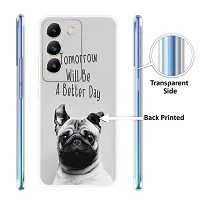 Stylish Silicon Printed Back Case Cover for Vivo T3 5G-thumb2