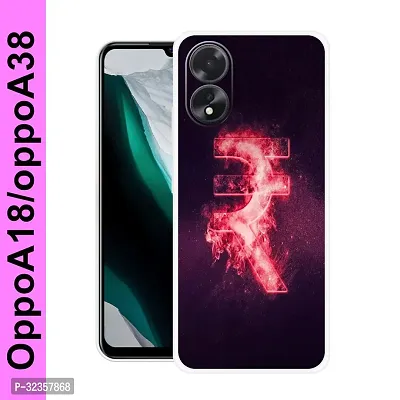 Stylish Silicon Printed Back Case Cover for Oppo A18-thumb0