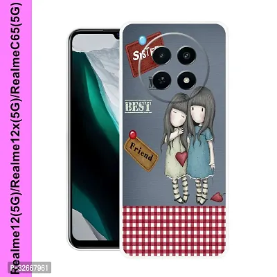 Stylish Silicon Back Cover for Realme 12 5G