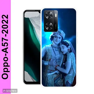 Stylish Silicon Printed Back Case Cover for Oppo A57 2022