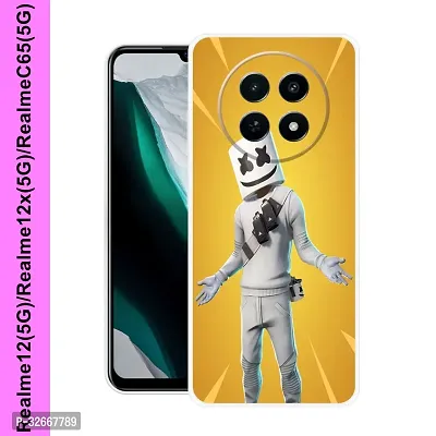 Stylish Silicon Back Cover for Realme 12 5G-thumb0