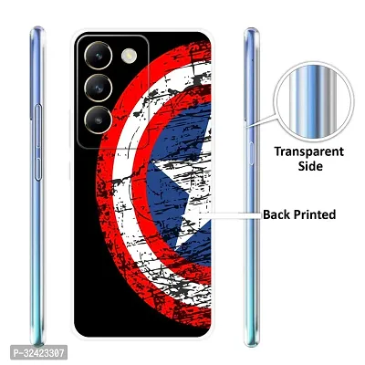 Stylish Silicon Printed Back Case Cover for Vivo T3 5G-thumb3