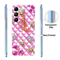 Stylish Silicon Printed Back Case Cover for Vivo T3 5G-thumb2