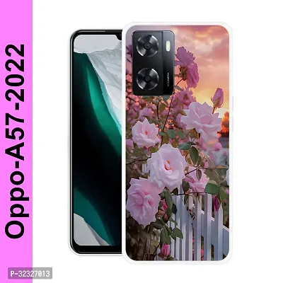 Stylish Silicon Printed Back Case Cover for Oppo A57 2022