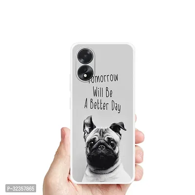 Stylish Silicon Printed Back Case Cover for Oppo A18-thumb4