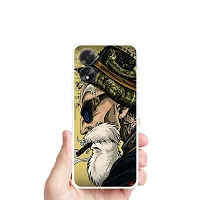 Stylish Silicon Printed Back Case Cover for Oppo A18-thumb3