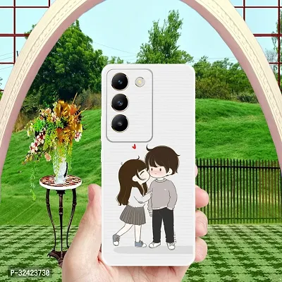 Stylish Silicon Printed Back Case Cover for Vivo T3 5G-thumb4