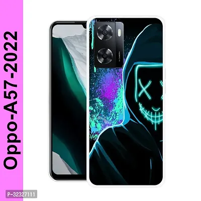 Stylish Silicon Printed Back Case Cover for Oppo A57 2022