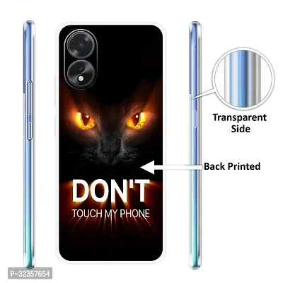 Stylish Silicon Printed Back Case Cover for Oppo A18-thumb3