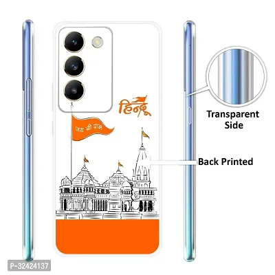 Stylish Silicon Printed Back Case Cover for Vivo T3 5G-thumb3