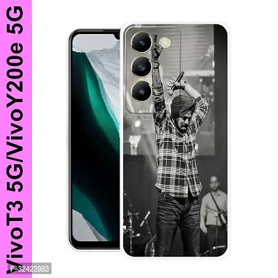 Stylish Silicon Printed Back Case Cover for Vivo T3 5G