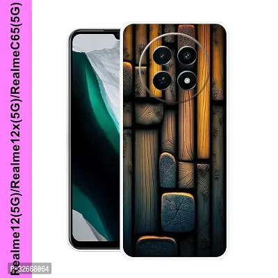 Stylish Silicon Back Cover for Realme 12X 5G-thumb0