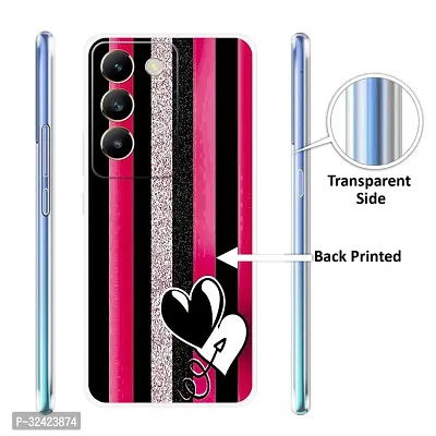 Stylish Silicon Printed Back Case Cover for Vivo T3 5G-thumb3