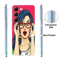 Stylish Silicon Printed Back Case Cover for Vivo T3 5G-thumb2