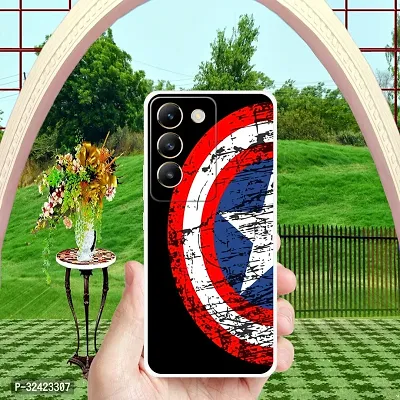 Stylish Silicon Printed Back Case Cover for Vivo T3 5G-thumb4