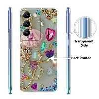 Stylish Silicon Printed Back Case Cover for Vivo T3 5G-thumb2