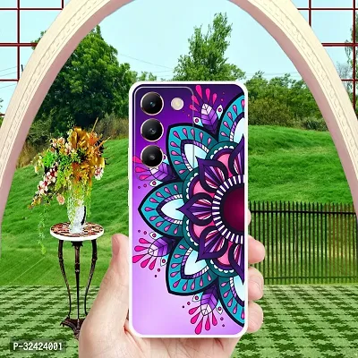 Stylish Silicon Printed Back Case Cover for Vivo T3 5G-thumb4