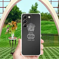 Stylish Silicon Printed Back Case Cover for Vivo T3 5G-thumb3