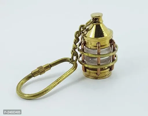 Stylish Antique Nautical Brass Ship Cargo Light Vintage Keychains