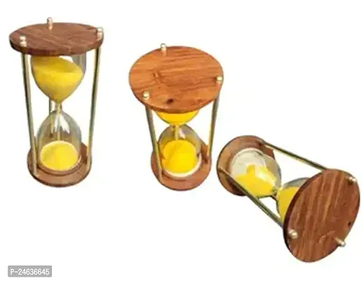 Fancy Wooden and Brass material Sand Timer