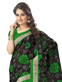 Vaamsi Stylish Tussar Silk Multicoloured Printed Saree with Blouse piece TS1030-thumb1