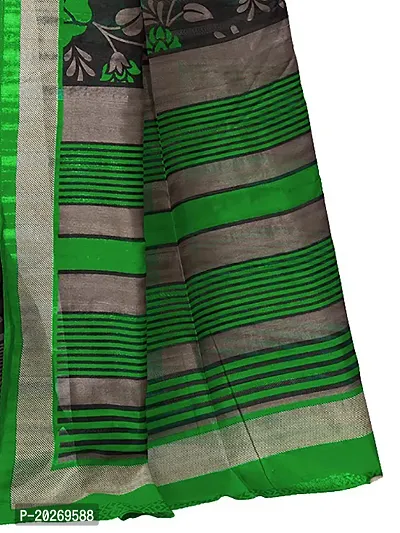 Vaamsi Stylish Tussar Silk Multicoloured Printed Saree with Blouse piece TS1030-thumb4