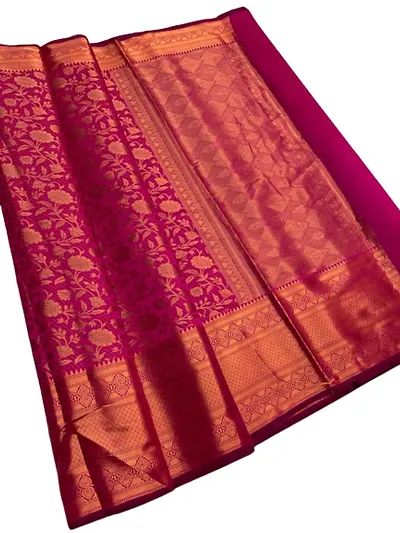 Womens Banarasi Silk Saree with Blouse Perfect for Every Occasion