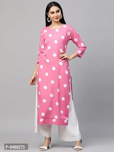 Classic Crepe Dotted Kurtis for Women