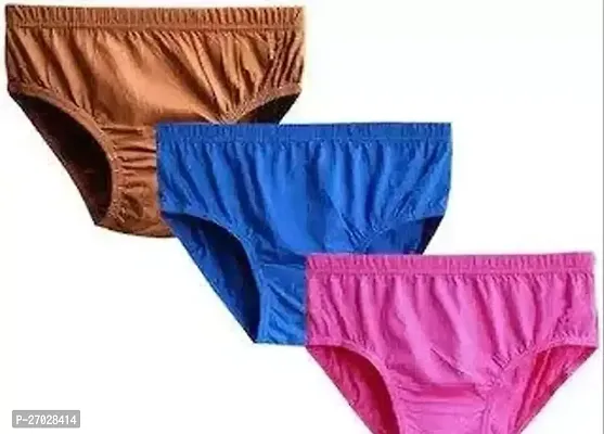 Stylish and Comfortable Multicoloured Panties For Women Pack of 3