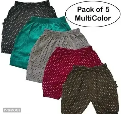 Stylish Cotton Blend Shorts for Kids Pack of 5-thumb0