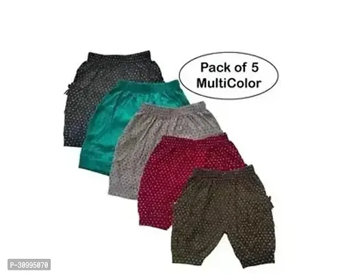 Stylish Cotton Blend Shorts for Kids Pack of 5-thumb0