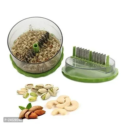 Elite Plastic, Stainless Steel Dry Fruit Crusher Or Cutter(Multicolor)