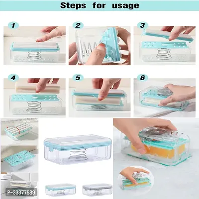 Soap Dispenser with Roller and Drain Holes,Transparent Soap Tray