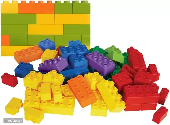 SATSUN ENTERPRISE building blocks Plastic Baby Kids Funny Educational Creative,Learning Toy 60 Pcs  (Multicolor)