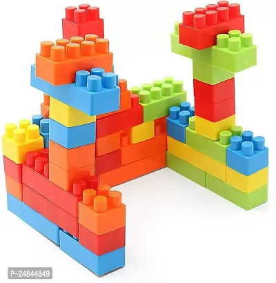 SATSUN ENTERPRISE KIDS DIY Educational Building Blocks Toys Puzzle GamesLearning (60 Pcs)  (Multicolor)