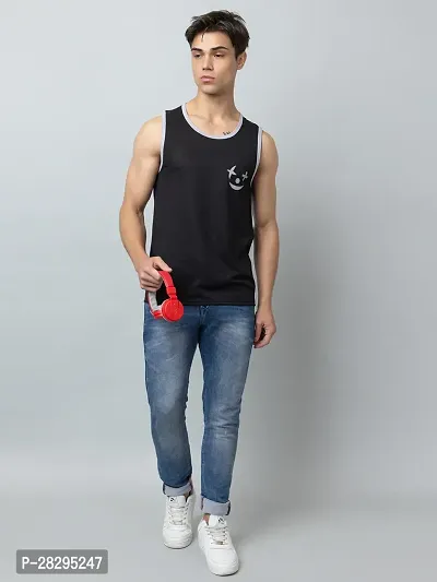 Classic Cotton Printed Gym Vest for Men, Pack of 2-thumb5