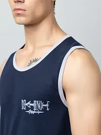 Classic Cotton Printed Gym Vest for Men, Pack of 2-thumb3
