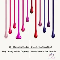 12 High Gloss Smooth Finish Long Lasting Without Chipping Nail Polish Multicolor  (Pack of 12)-thumb2