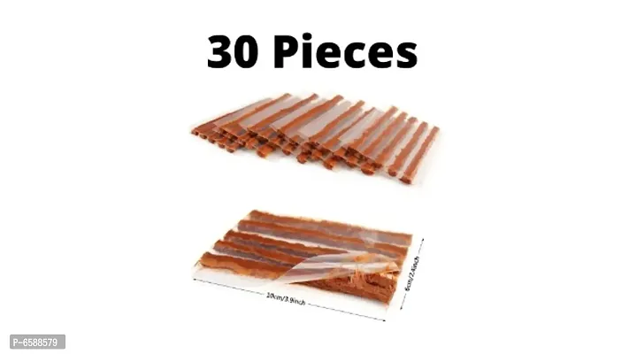 Tubeless Tire Puncture Strips Pack of 30 Pieces