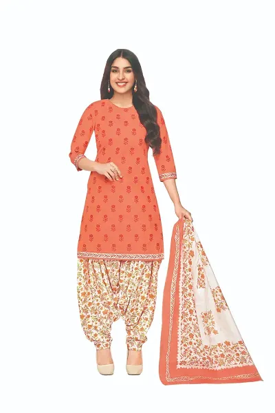 Elegant Dress Material With Dupatta Set For Women