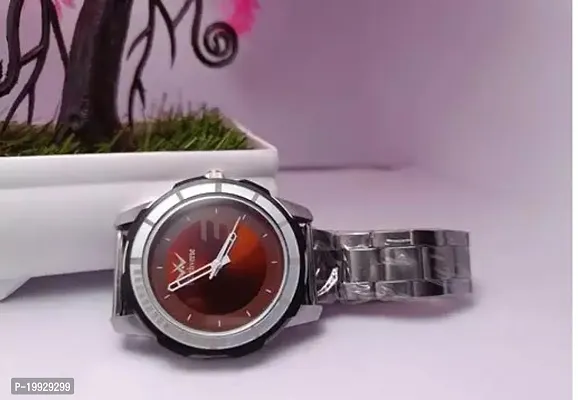 Stylish Silver Alloy Analog Watch For Men
