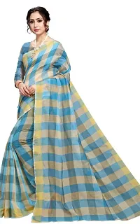 Beautiful Art Silk Saree with Blouse piece-thumb2