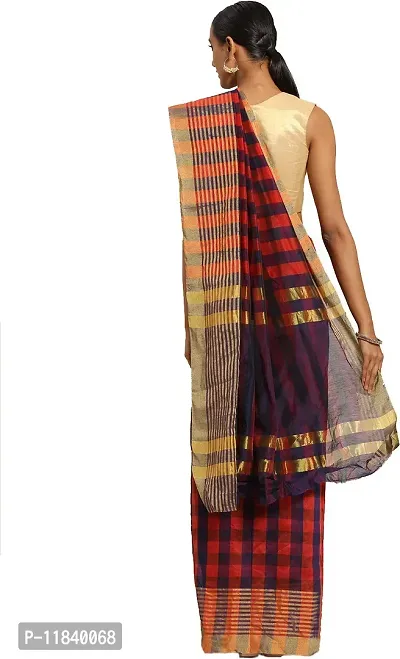 Beautiful Art Silk Saree with Blouse piece-thumb2