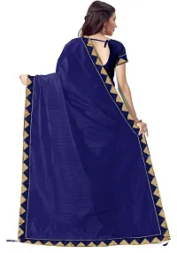 Beautiful Art Silk Saree with Blouse piece-thumb1